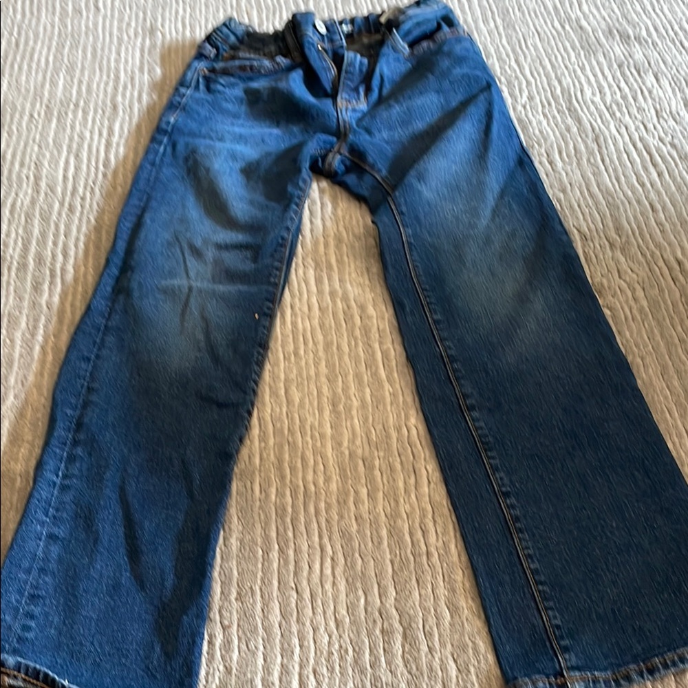 Old Navy Blue Relaxed Jeans with Lived-In Look